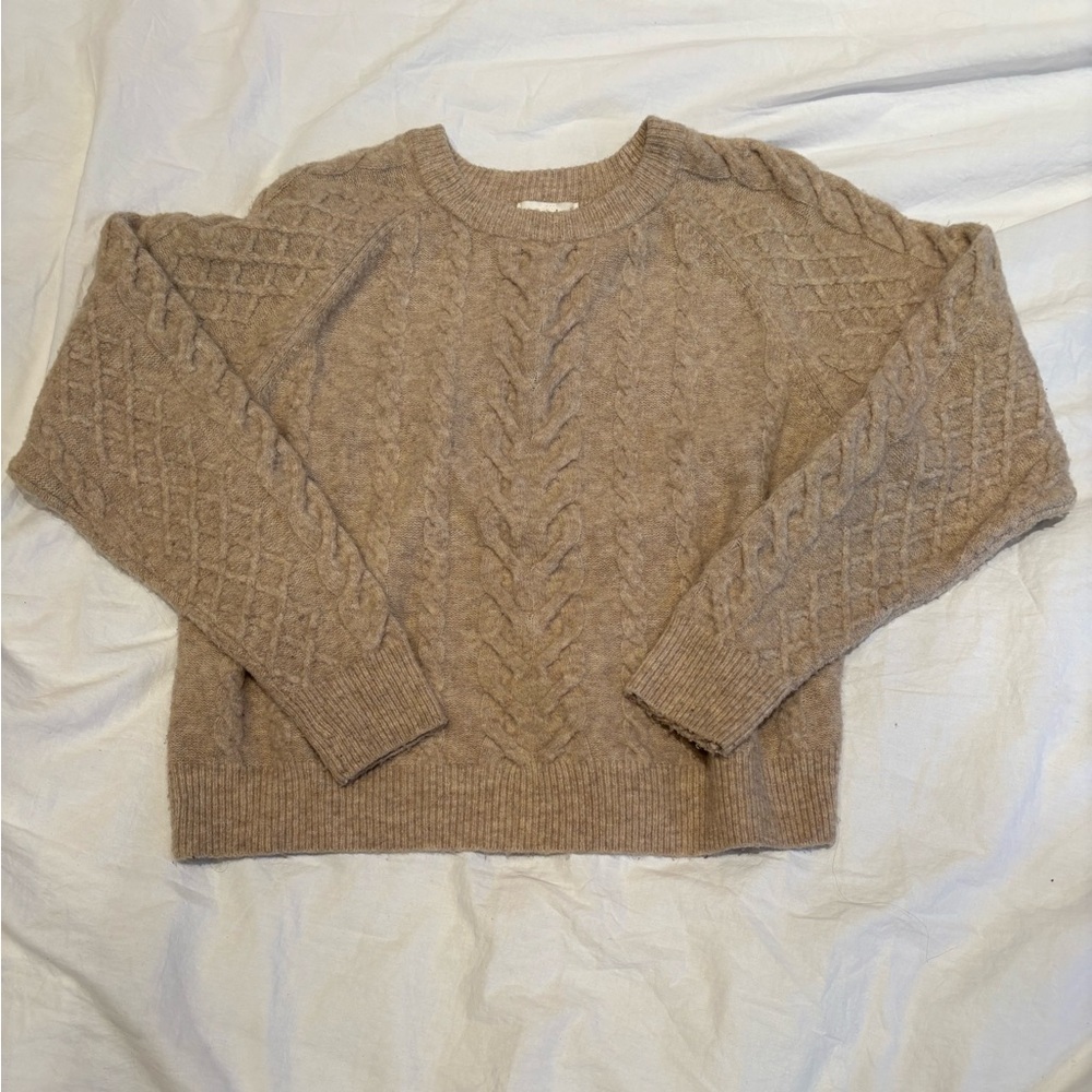 H&M Soft Beige Knit Sweater